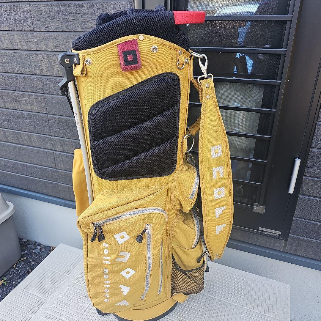 オノフ　スタンドキャディーバック　マスタード　６分割