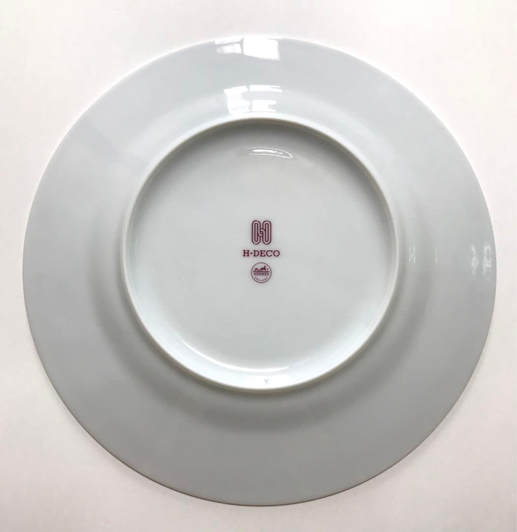 エルメス　Hデコ　デザートプレート　レッド　ルージュ　HERMESお皿洋食器　赤
