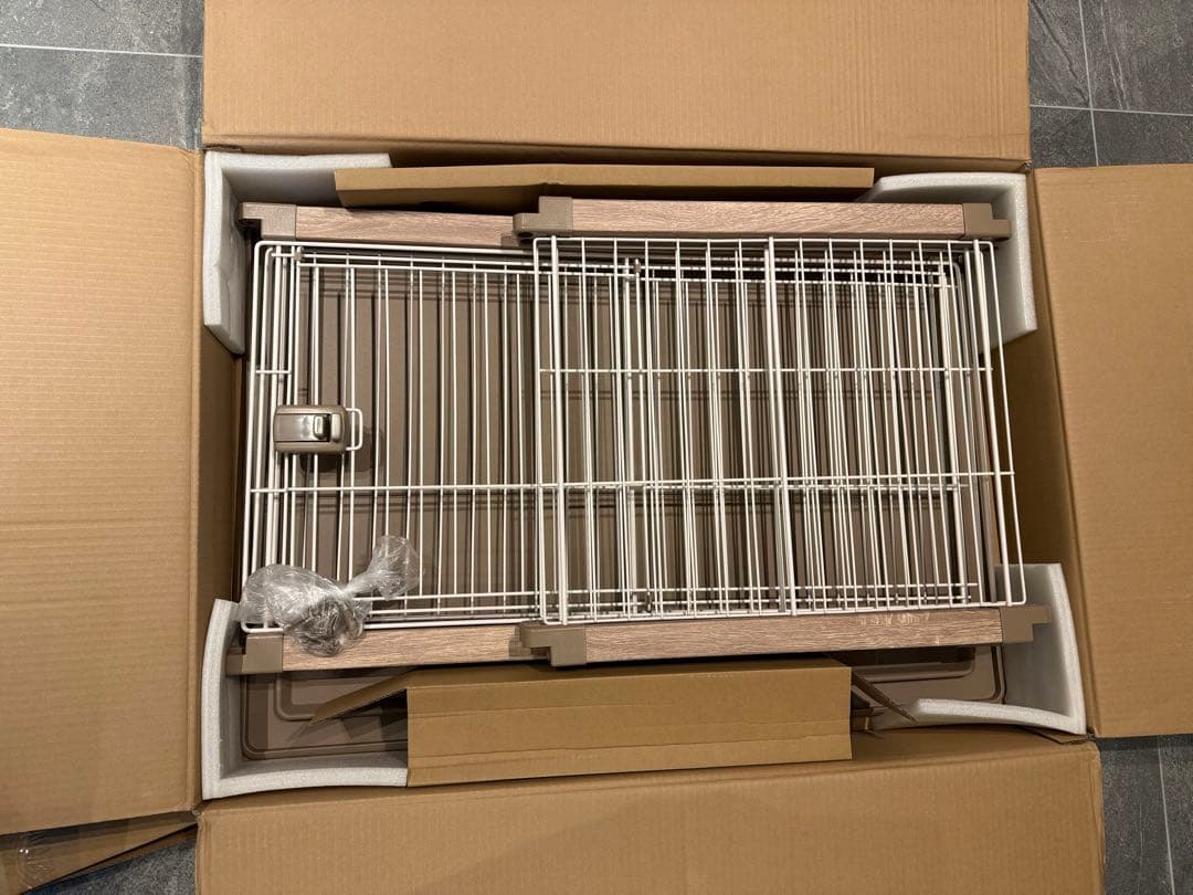 PWSR-960LV アイリスオーヤマ　犬用ケージ 【ライトナチュラル】