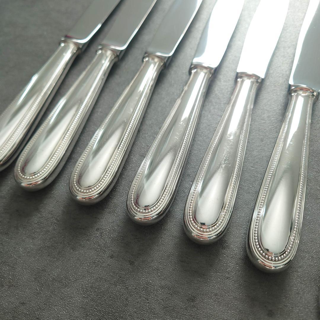 美品 クリストフル パール テーブルナイフ テーブルフォーク 12点