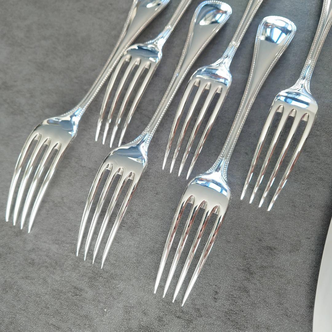 美品 クリストフル パール テーブルナイフ テーブルフォーク 12点