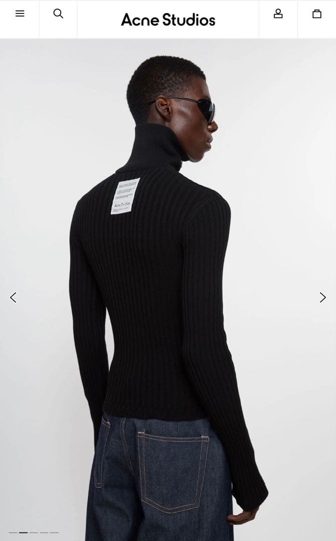 トップス Acne Studios zip up cardigan
