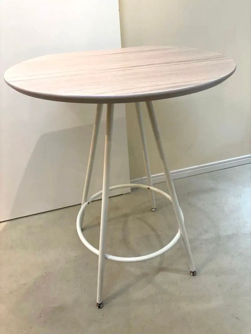 ホワイトウォッシュ サイドテーブル 60cm