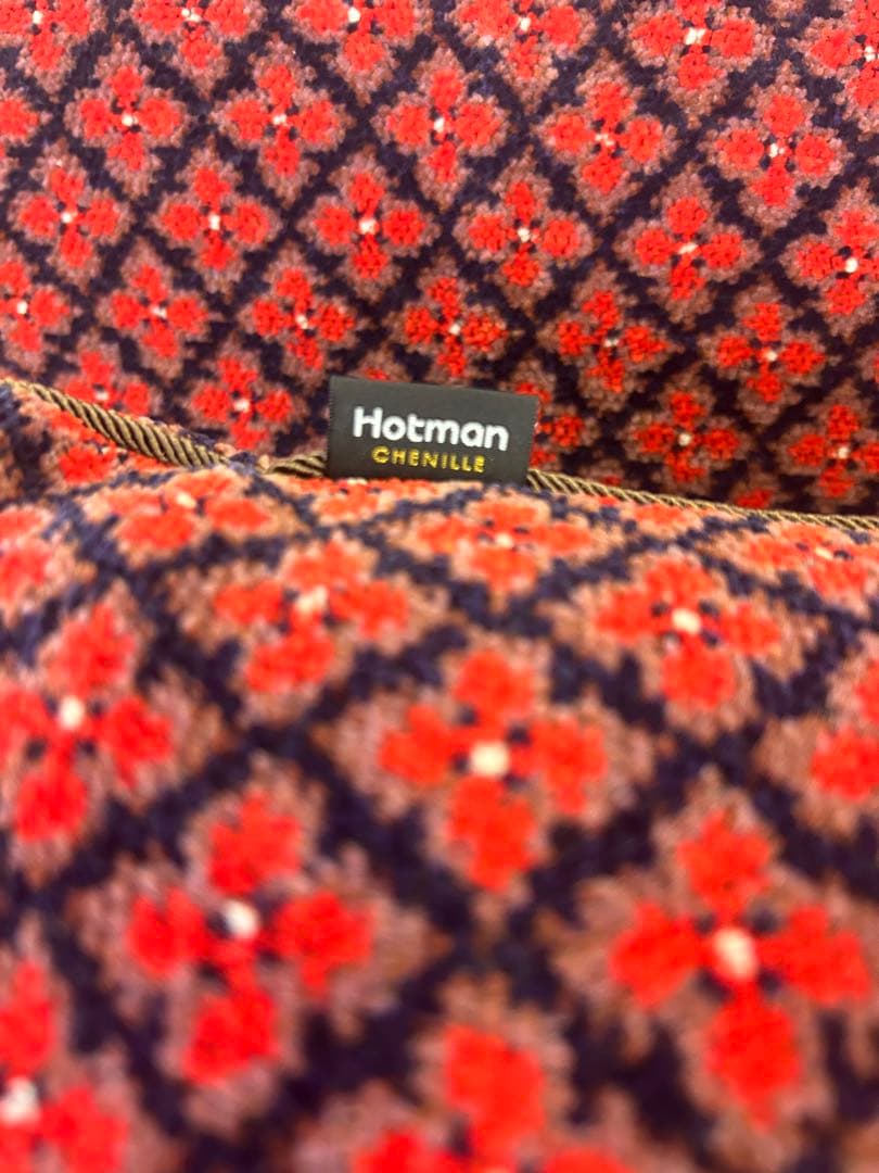 新品　Hotman ホットマン　シェニール織インテリアクロスとクッションセット