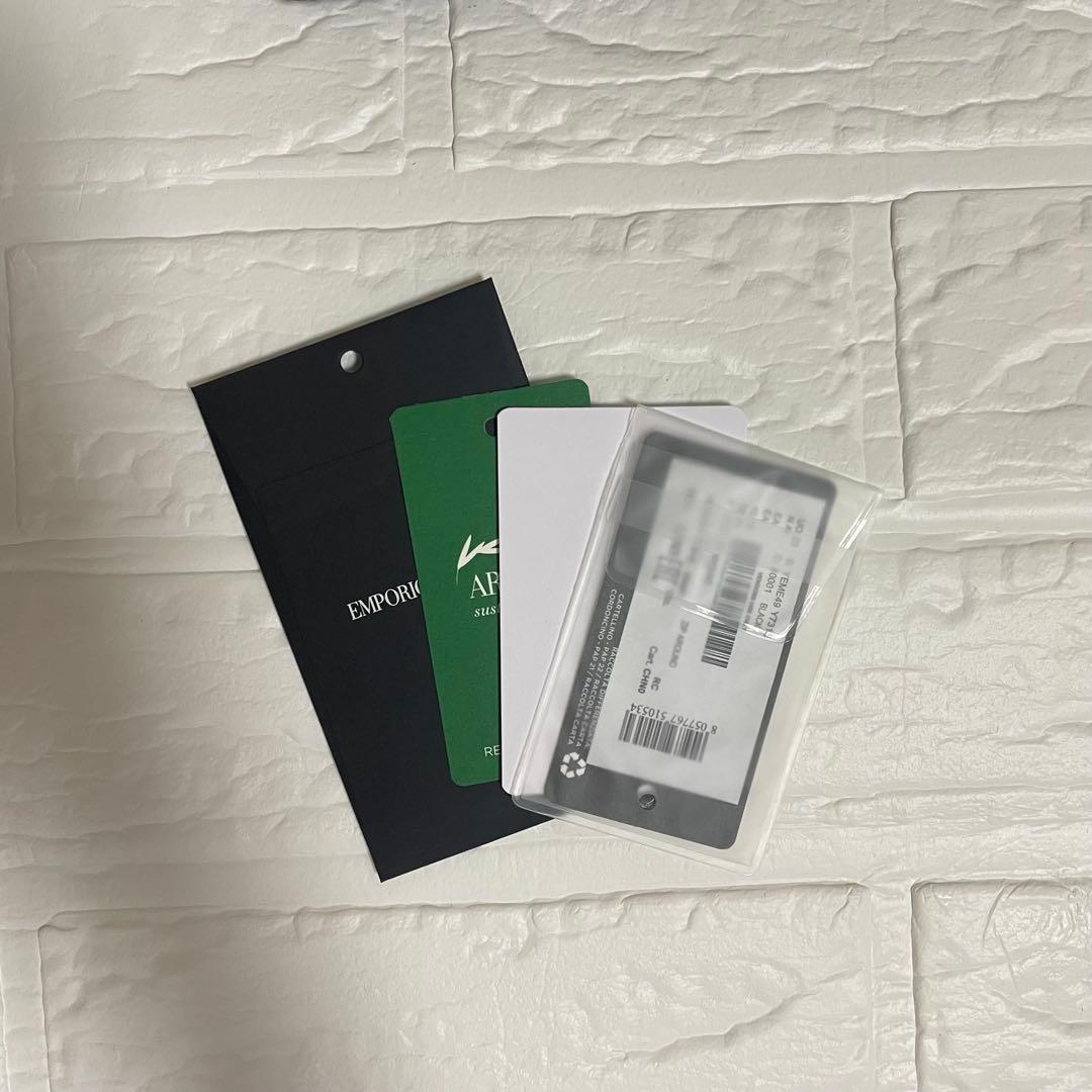 週末セール⭐️エンポリオアルマーニ 長財布 レザー ジップラウンド ブラック 黒