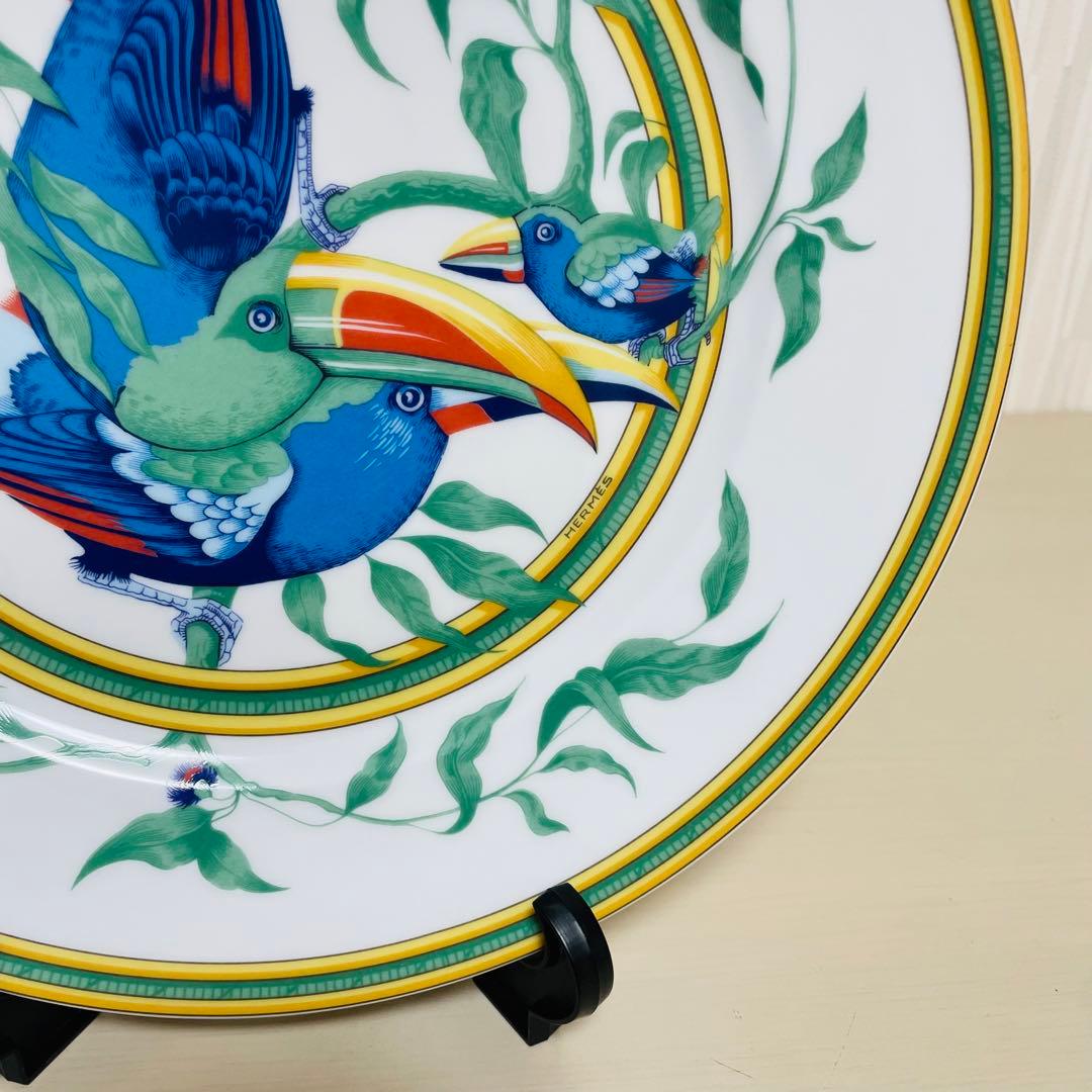 未使用 HERMES エルメス トゥカン プレート 大皿 直径 27.5cm