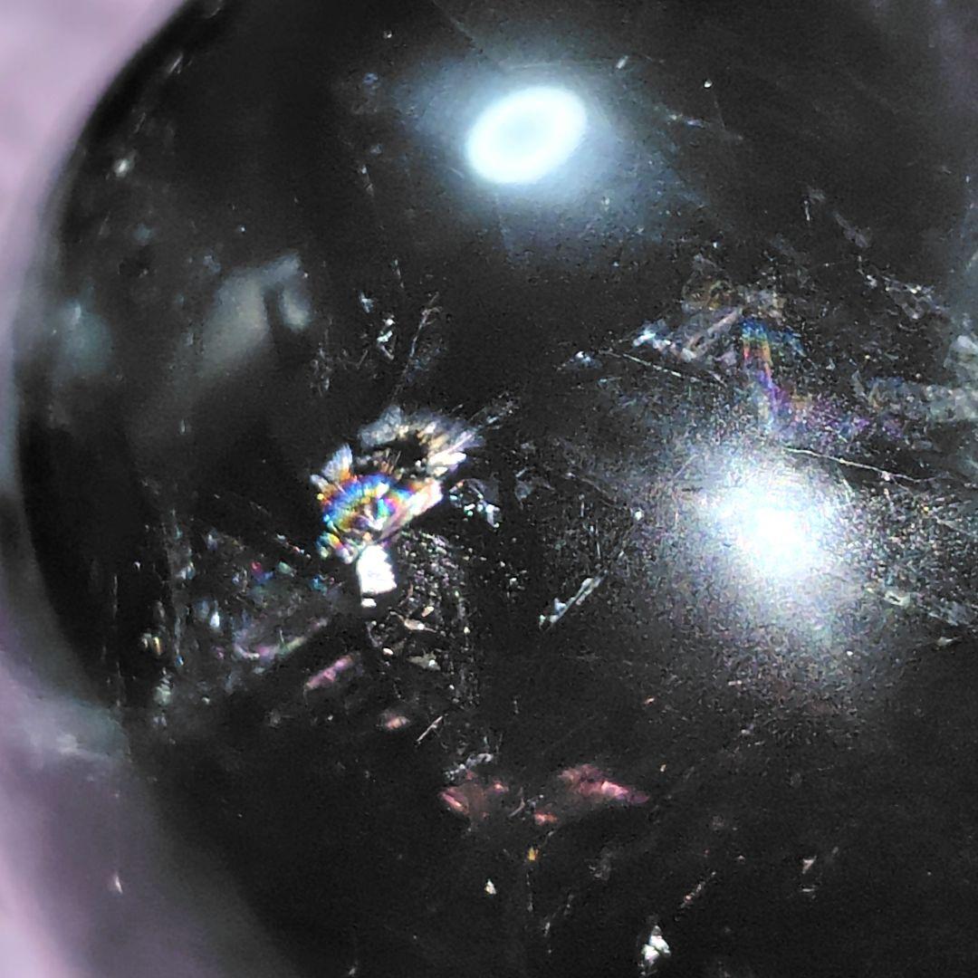 天然石✨ナイジェリア フローライト✨パイライト共生 キラキラ68mm