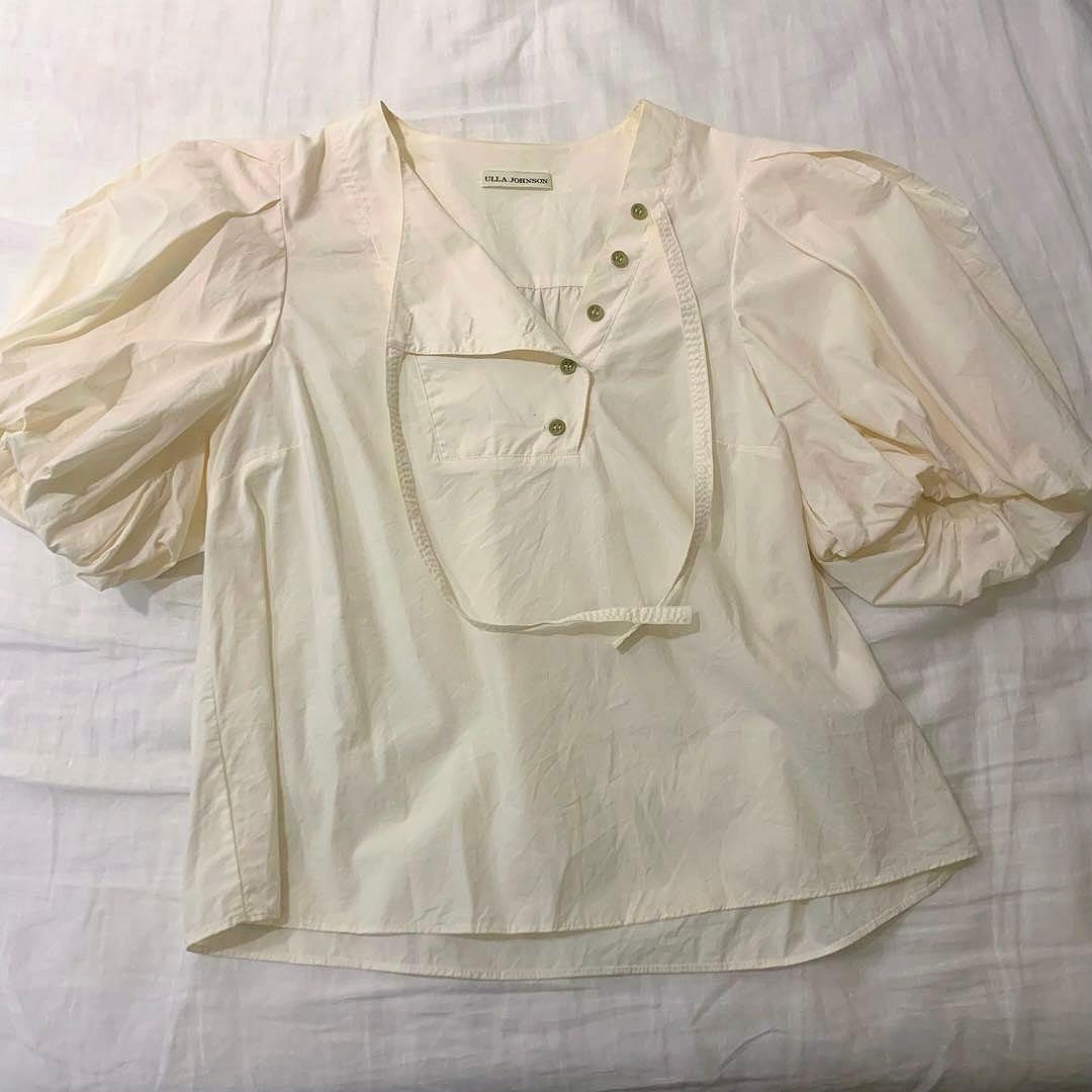 ULLA JOHNSON Elise パフスリーブブラウス