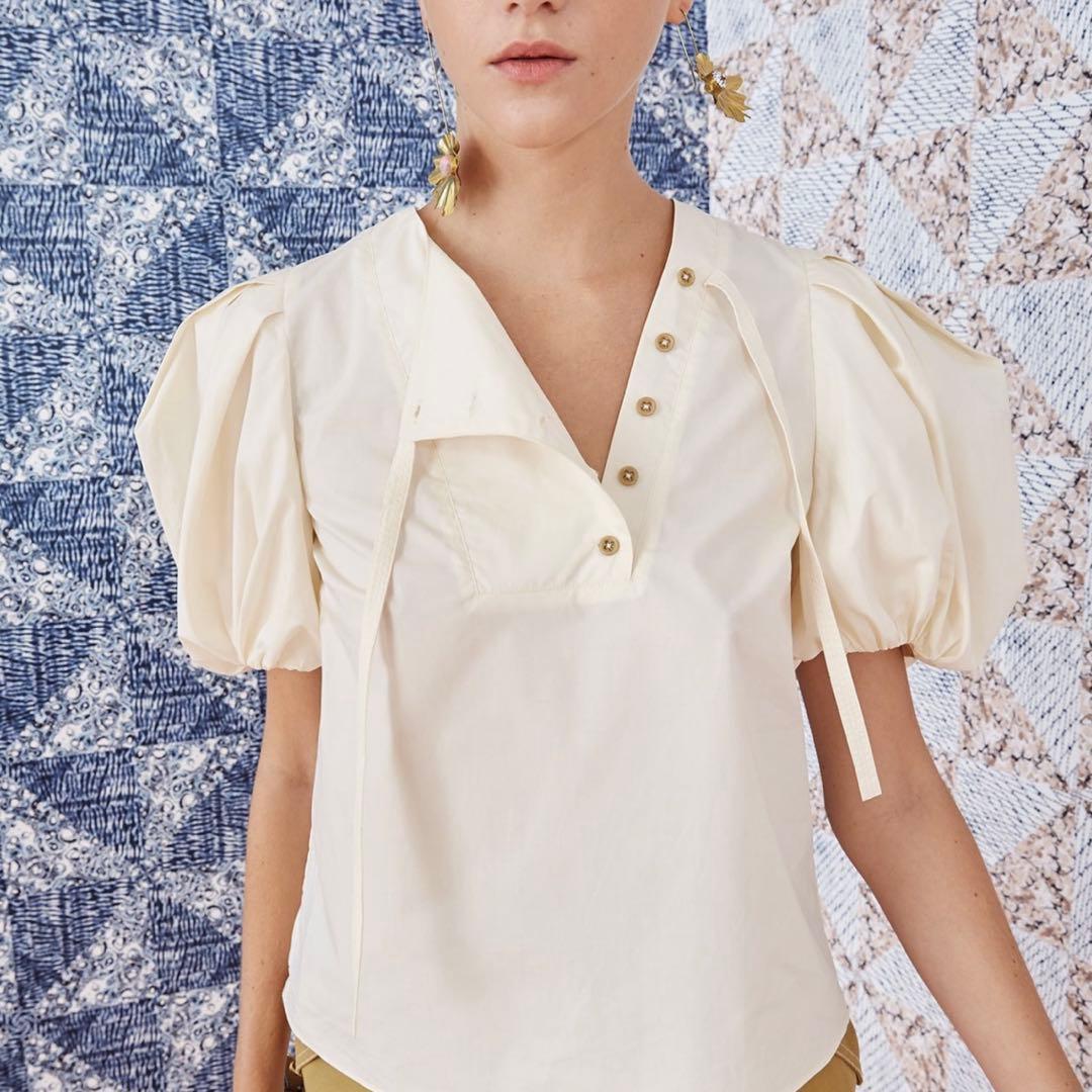 ULLA JOHNSON Elise パフスリーブブラウス