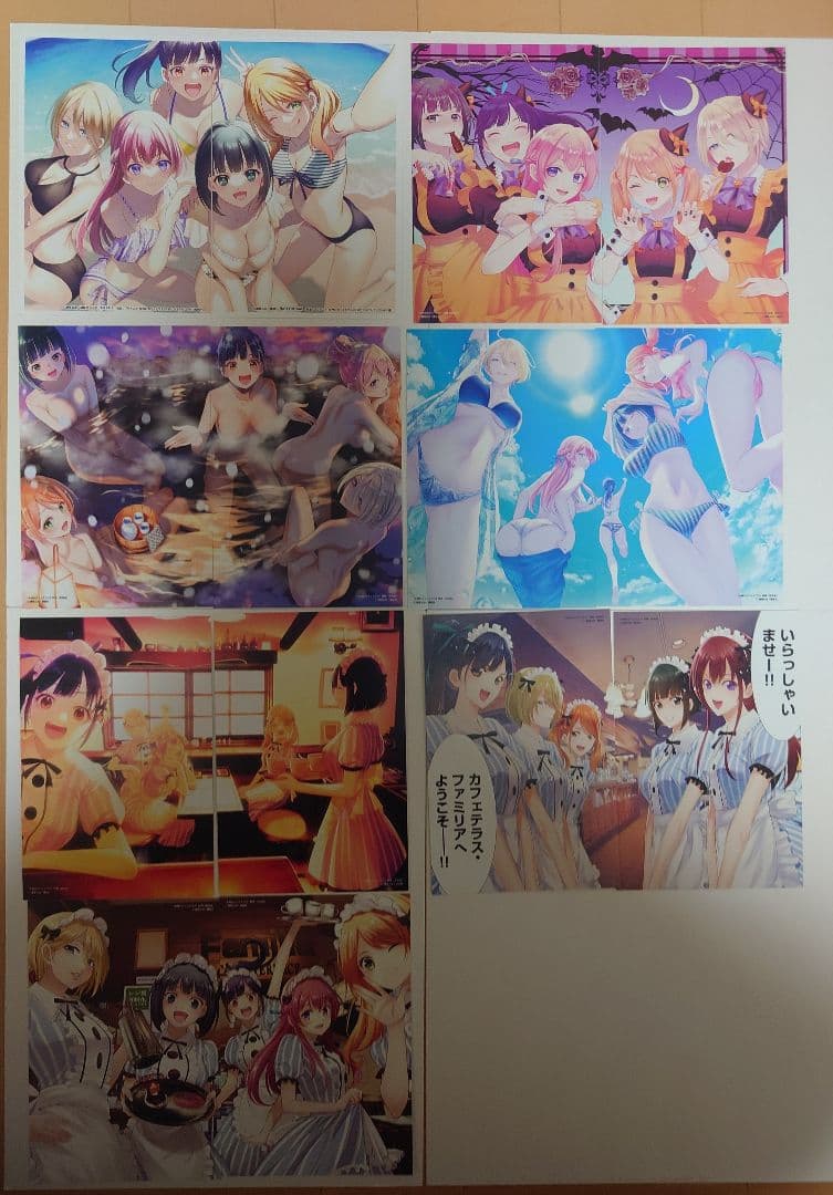 え*ん様 女神のカフェテラス　イラストカード　46種類セット