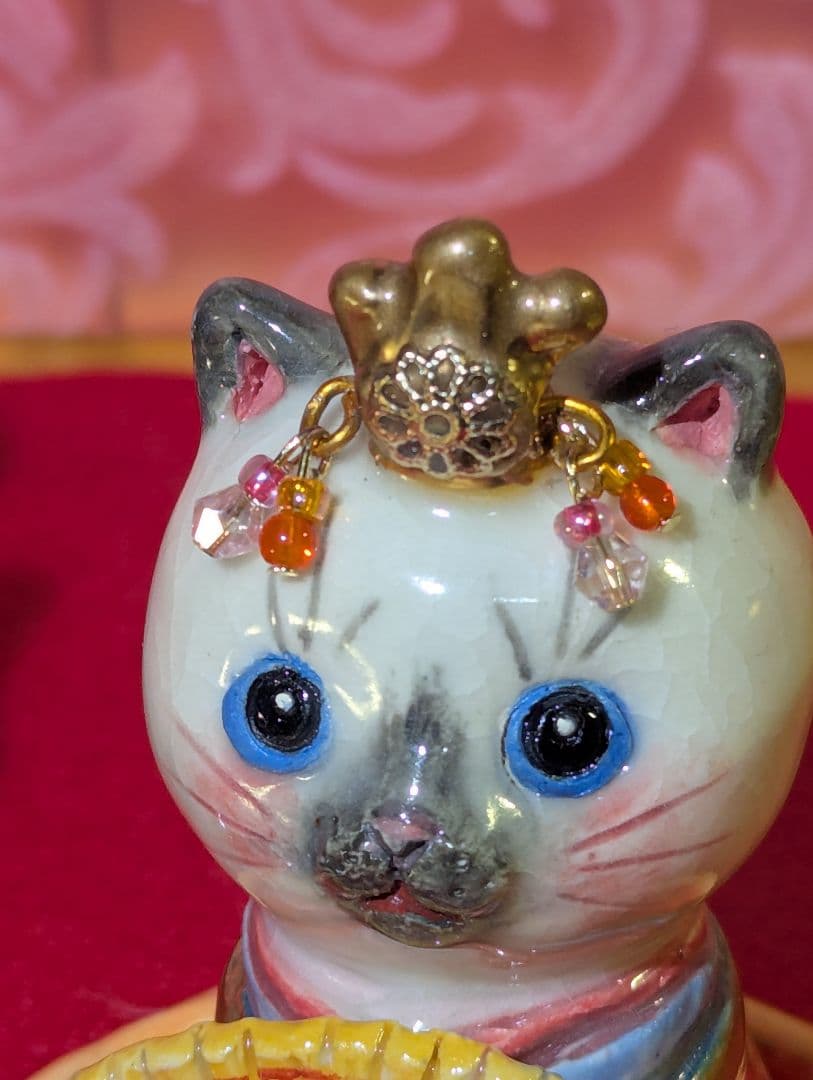 猫の雛人形