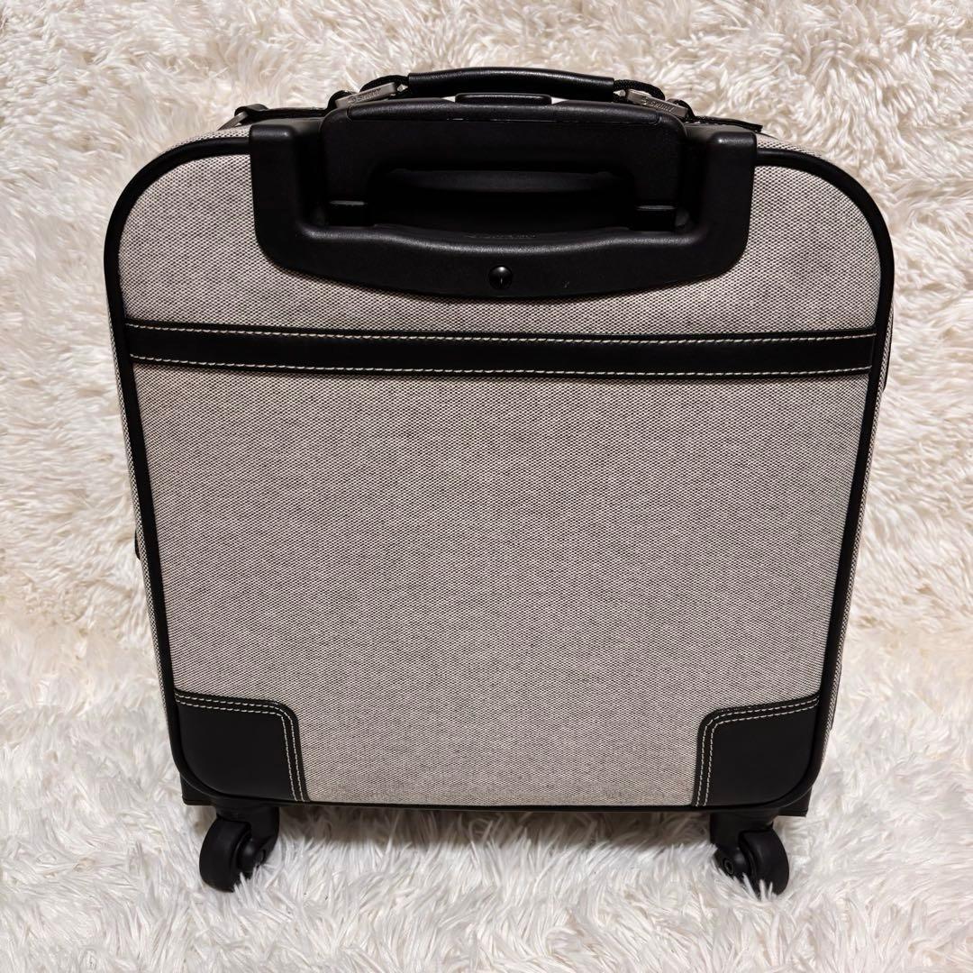 ちびささ【極美品】SWANY キャリーバッグ　キャンバス　機内持込サイズ