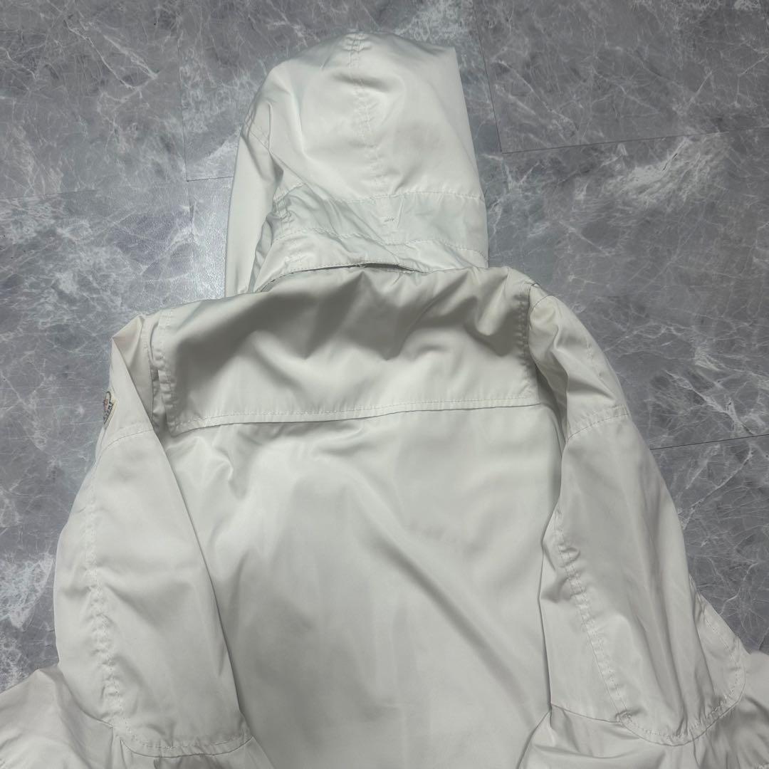 モンクレール×サカイ　2way ナイロンコート　フード　ライトグレー