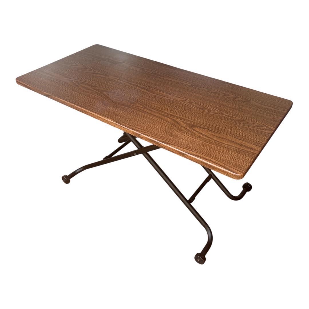 ニトリ 無段階昇降式テーブル　ライザN　 ブラウン