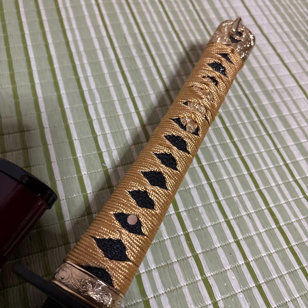 模造刀　模擬刀　武士　侍　伝統工芸　剣　ソード　太刀　小太刀　鞘　鍔　赤　朱色