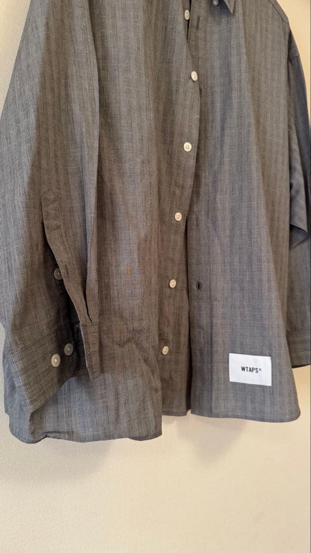 WTAPS ストライプシャツ BROADCLOTH TEXTILE サイズ03