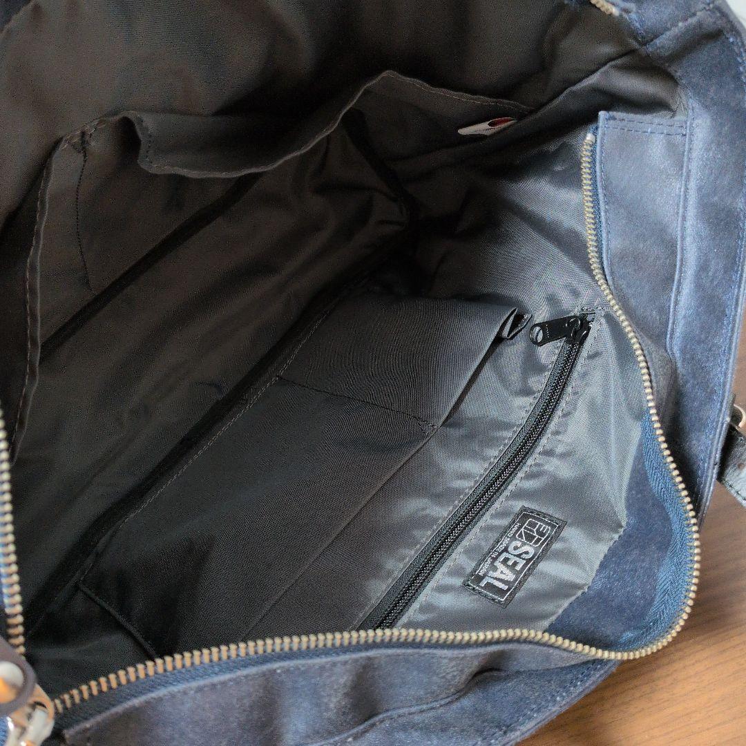 シール×森野帆布　トートバッグ　メンズ　レディース　バッグ　美品
