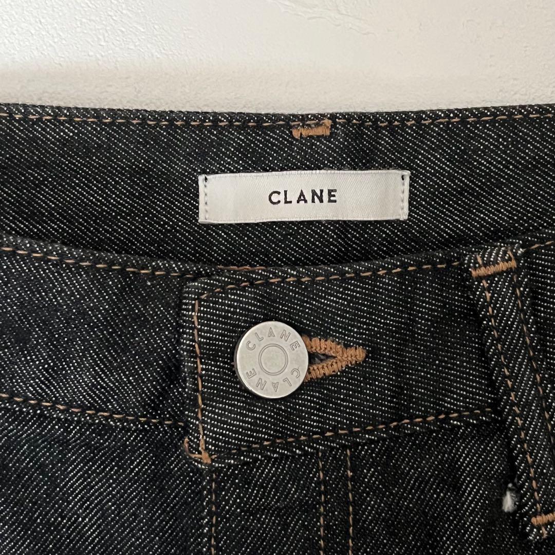 美品✨ CLANE SECOND DENIM PANTS ライトブラック