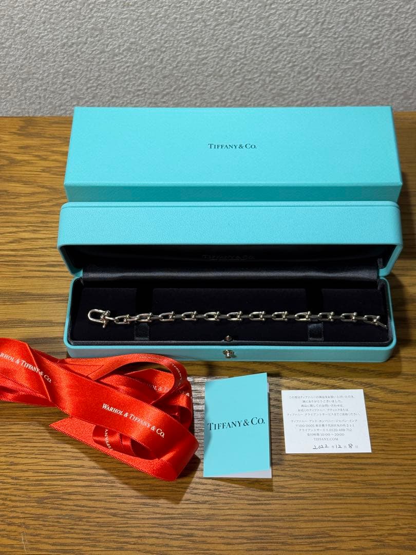 み*し様 ティファニー　ハードウェア　スモールリンク ブレスレット