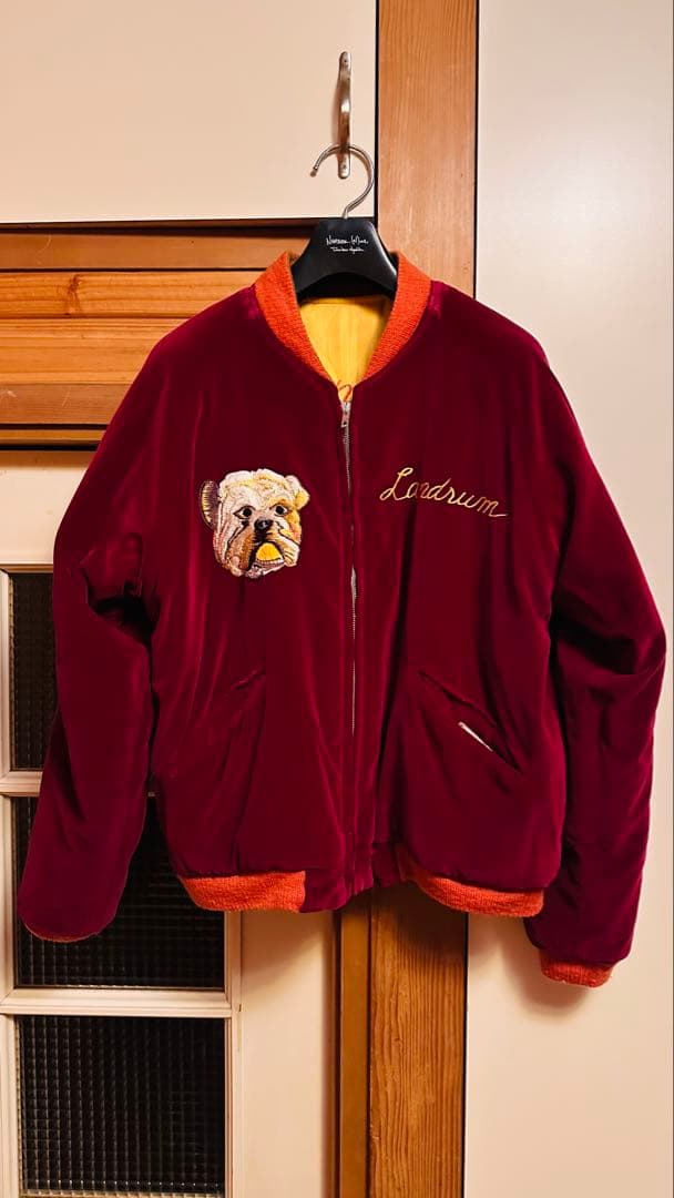 東洋エンタープライズ 港商 スカジャン ブルドッグ 別珍 ビンテージ