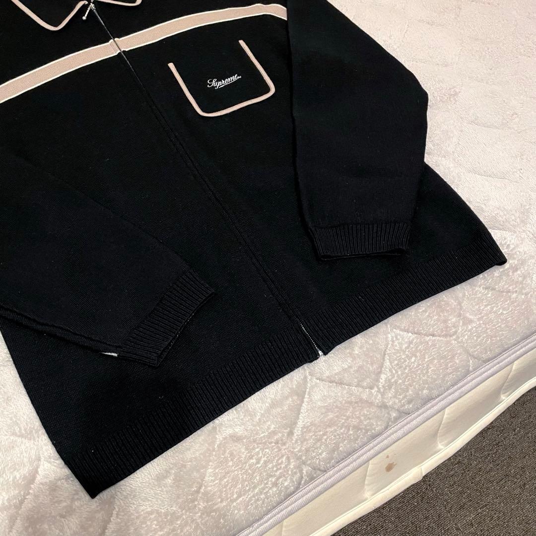 トップス Supreme Chest Stripe Zip Up Cardigan