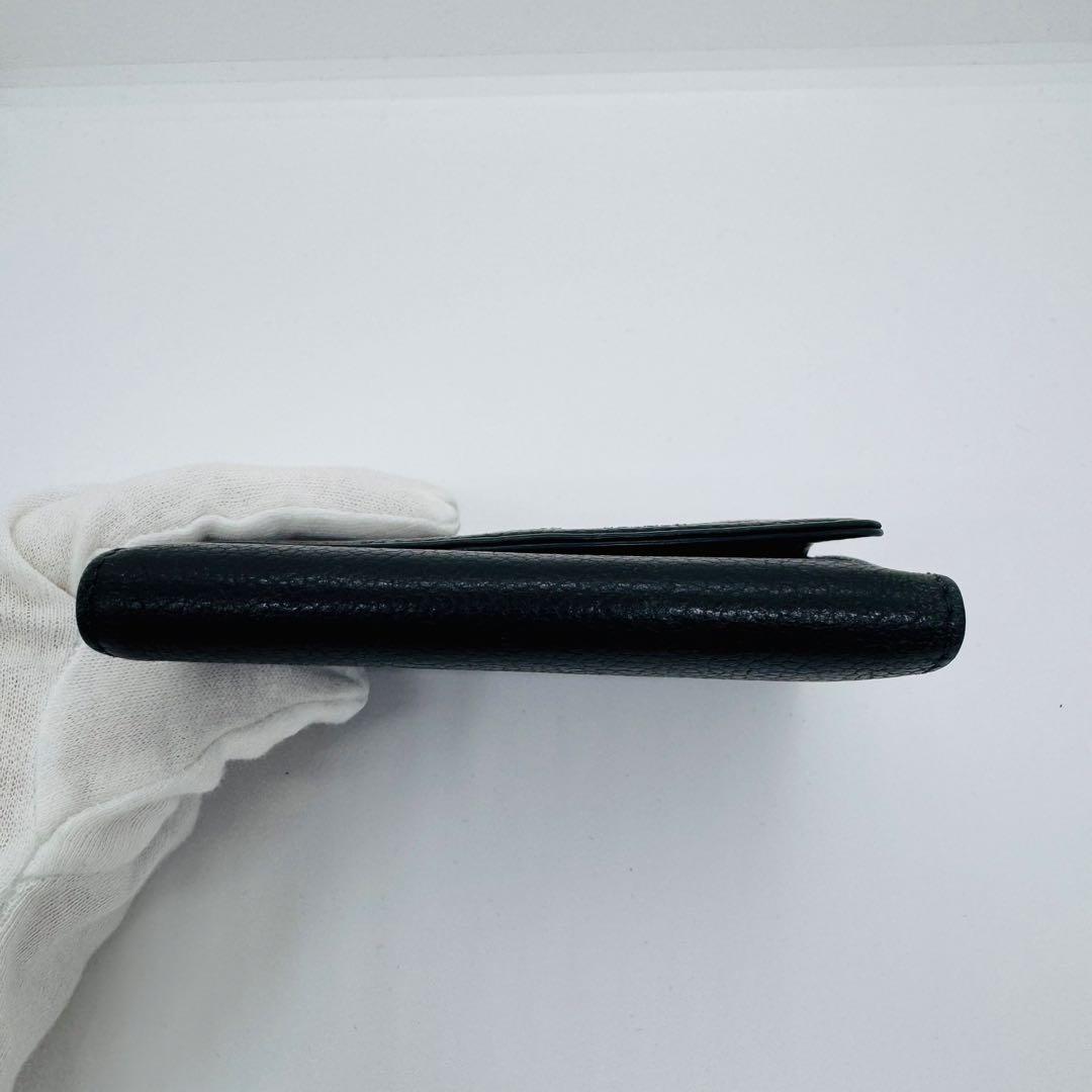 ✨CHANEL✨シャネル✨レザー✨ブラック✨ココマーク✨2つ折り財布✨