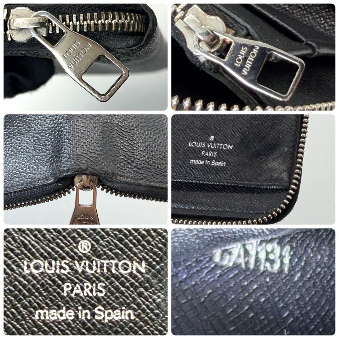 良品 ルイヴィトン ダミエグラフィット ジッピーウォレット ヴェルティカル 黒