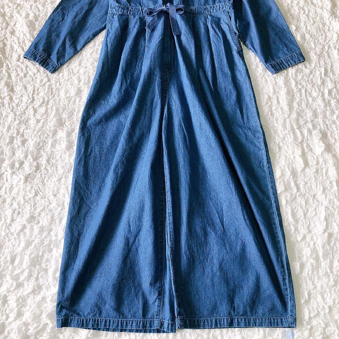 購入者様決定 【美品】ニコアンド 2025SS ワークジャンプスーツ デニム