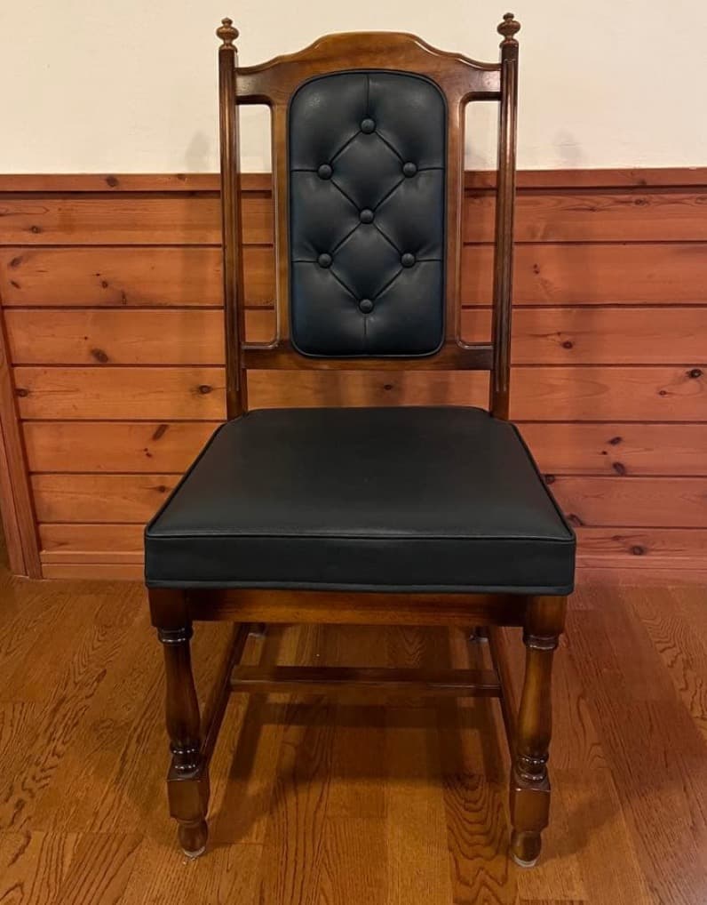 【カリモク】クラシックスタイル ダイニングチェア　2脚