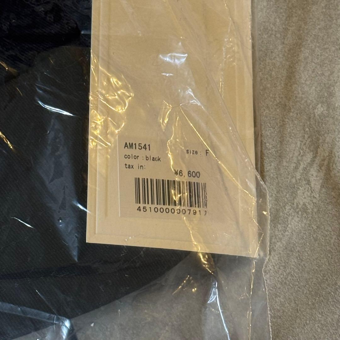 andmary アンドマリー Mary logo cap black ブラック