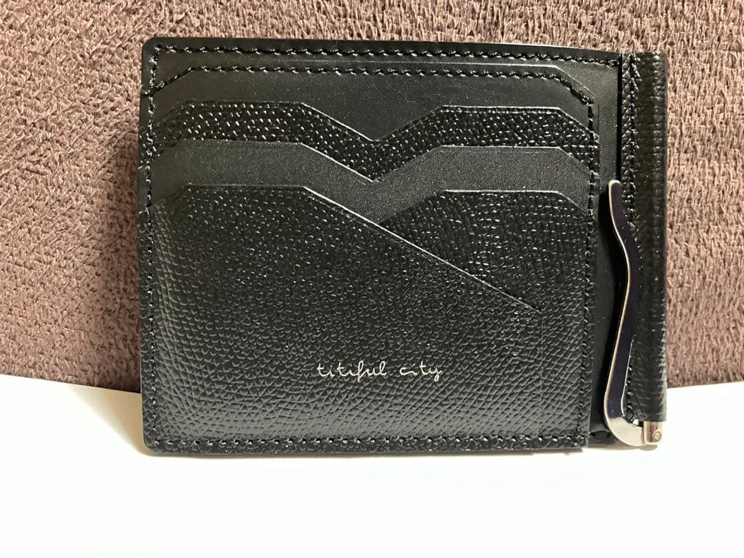 Arcaneuk（アルカヌーク）マネークリップLuca02 フレンチカーフレザー