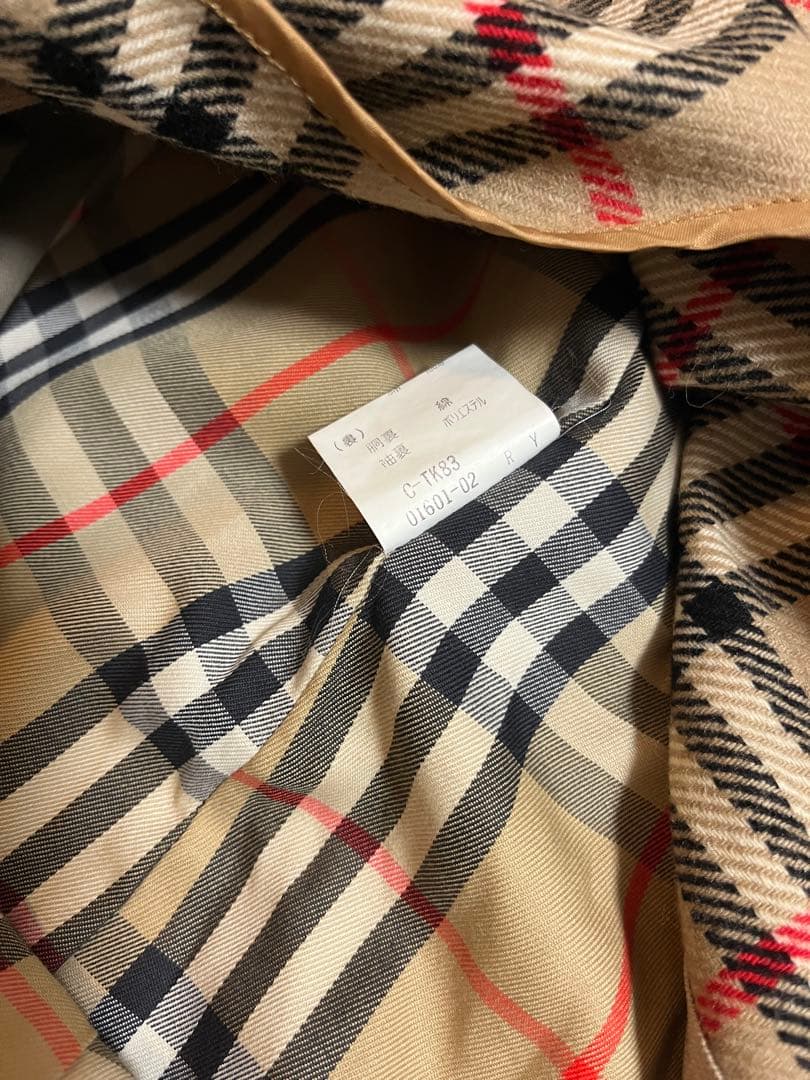 【希少】BURBERRYS バーバリーズ　ステンカラーコート　カーキ　90年代