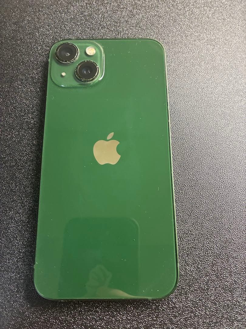Apple iPhone 13 256GB グリーン 画面にひびあり
