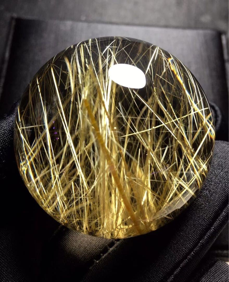 ⭐︎【天然】タイチンクオーツ 置物 47.4mm 146.7g