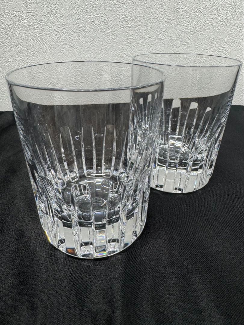 baccara バカラ ロックグラス ロータリー 2個セット