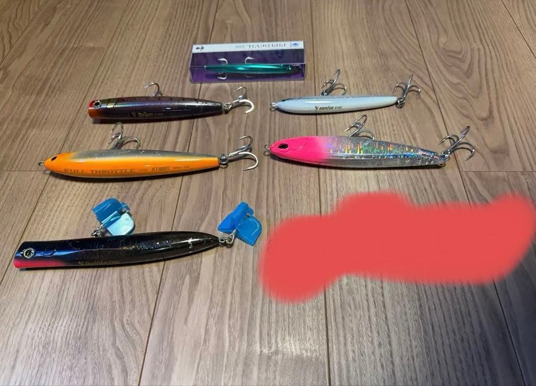 青物用ルアー7個セット　タンゲーラ　ダックダイブ　フルスロットル　ヒラマサ　ブリ