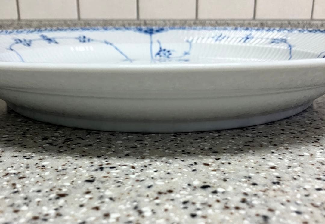 ロイヤルコペンハーゲン: 33cm、ブルーフルテッド、大皿、