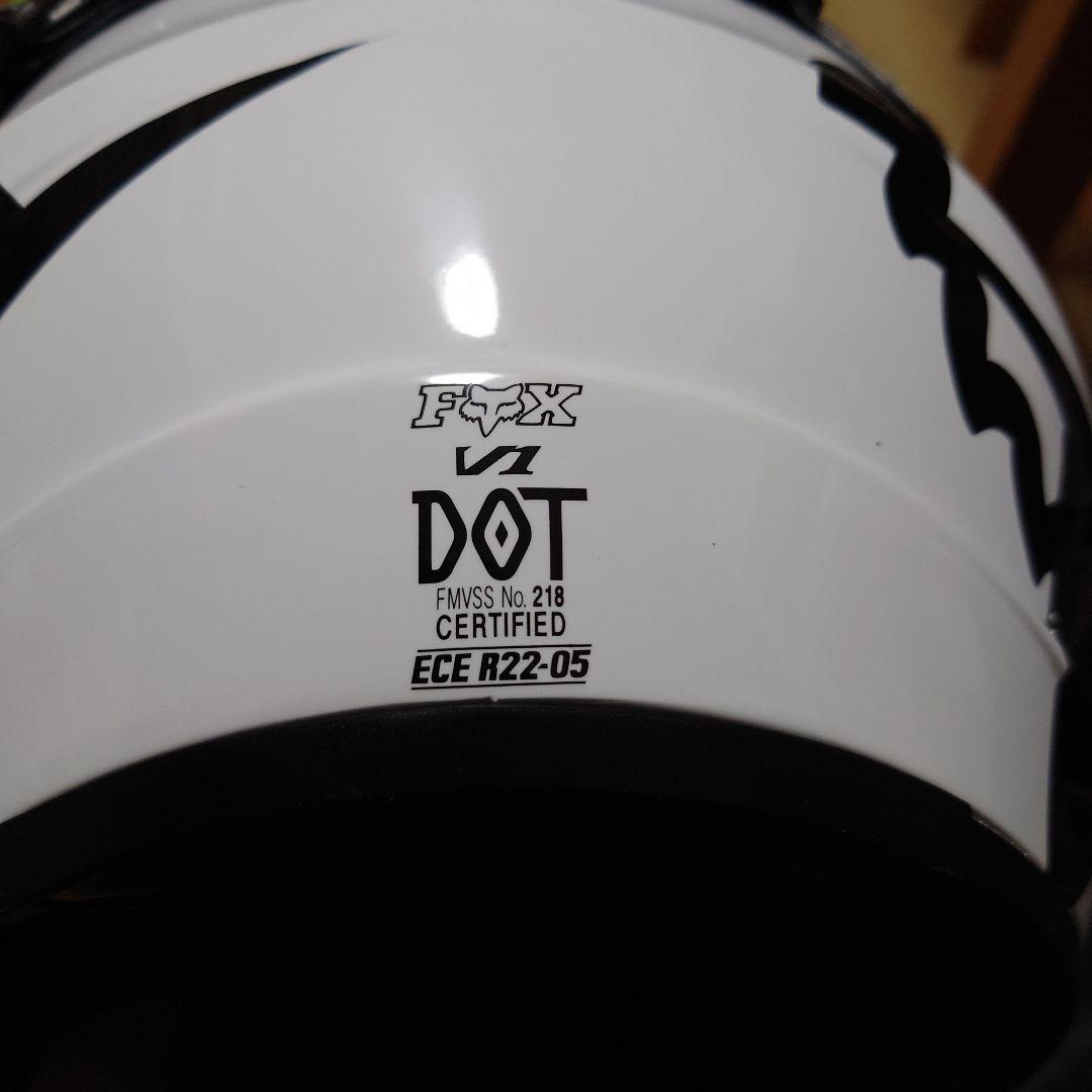 FOX フルフェイスヘルメット ゴーグル付き