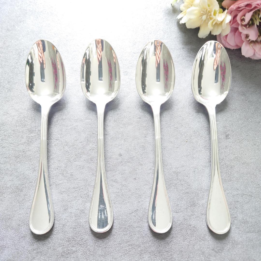 美品 クリストフル アルビ コーヒースプーン 4点