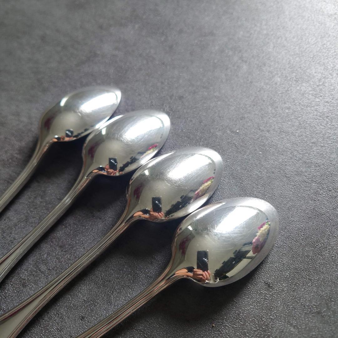 美品 クリストフル アルビ コーヒースプーン 4点