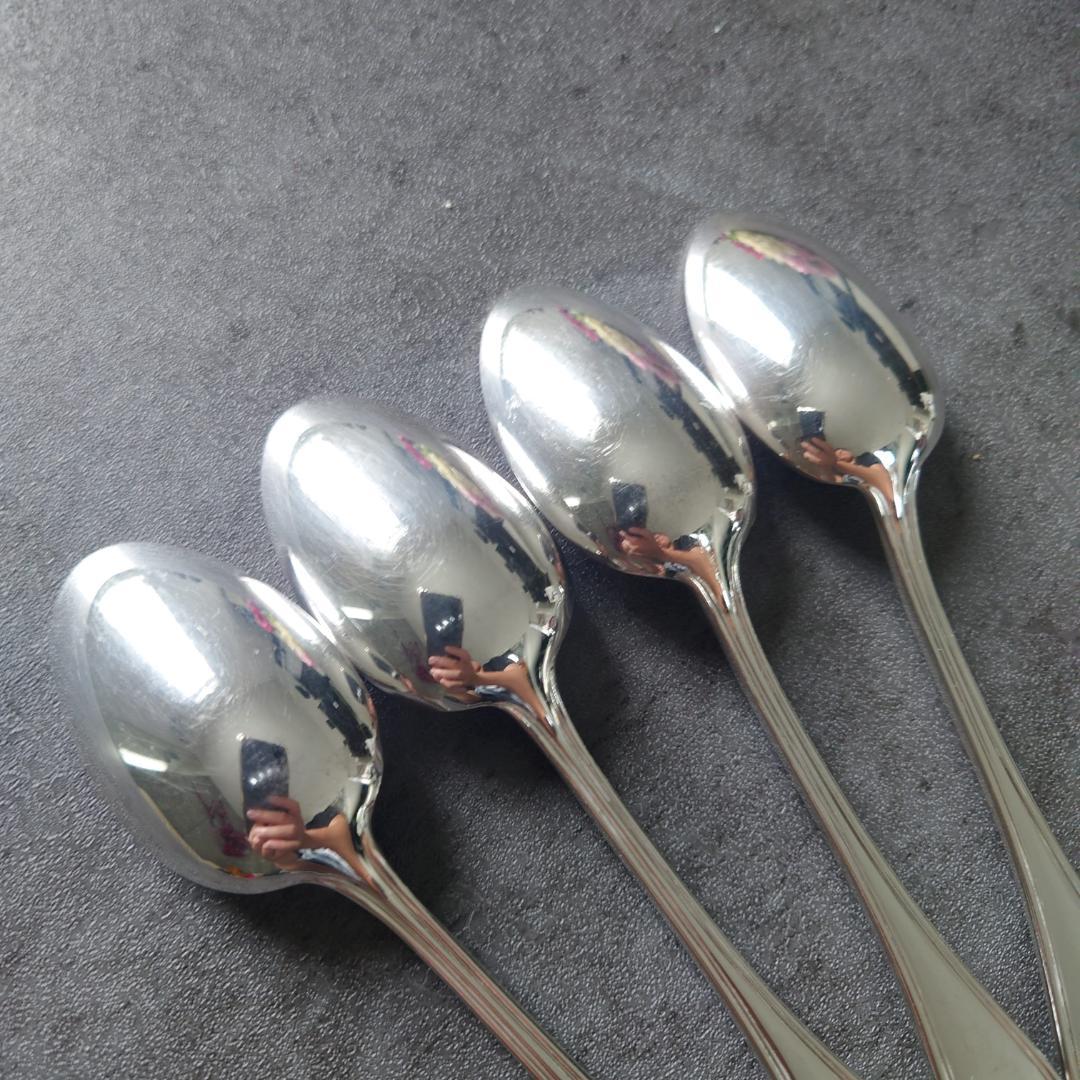 美品 クリストフル アルビ コーヒースプーン 4点