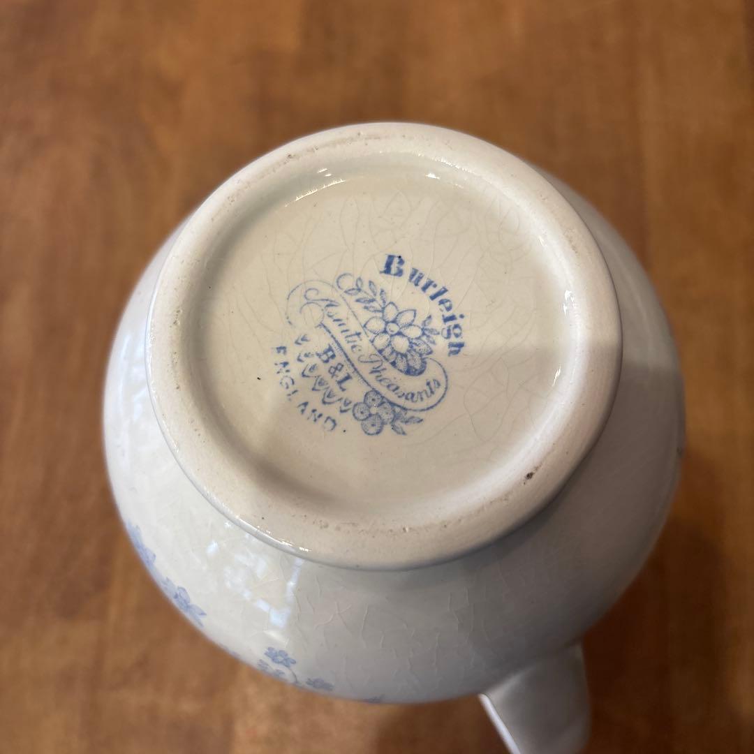 Burleigh バーレイ　ブルーアジアテックフェザンツ　ジャグ 水差し
