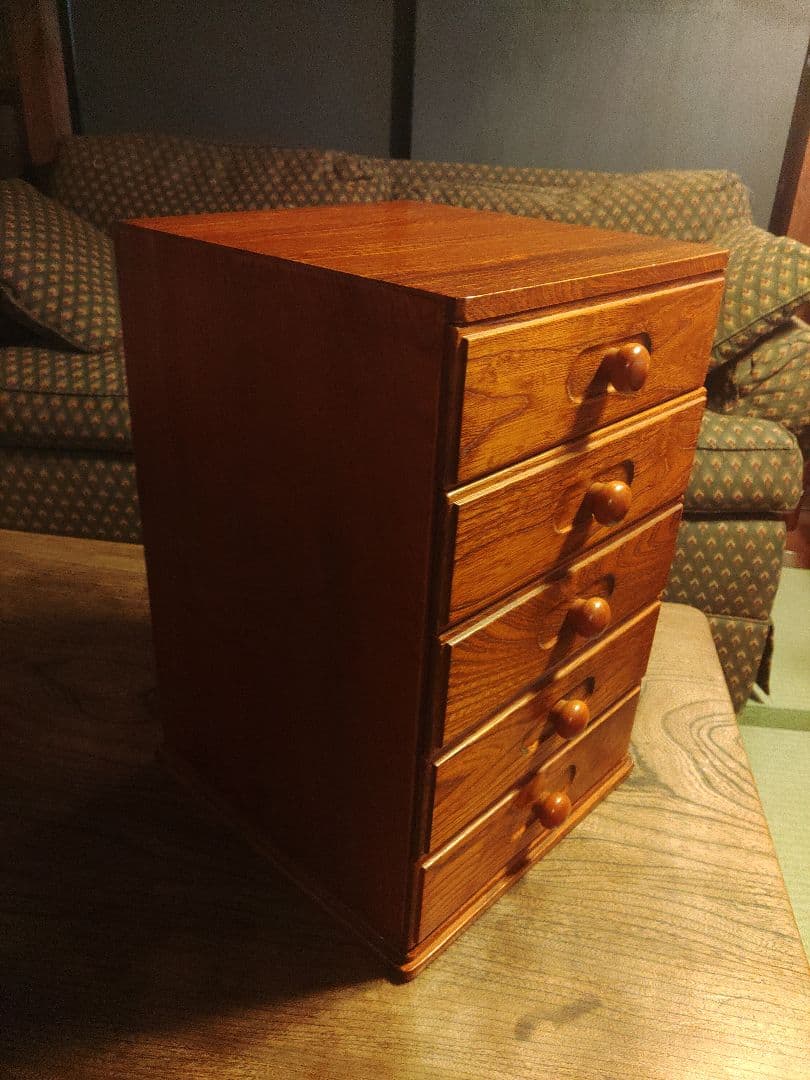 美品　無垢　チェスト　シェルフ　小箪笥　　　 工芸　民芸　天然　木製　古道具