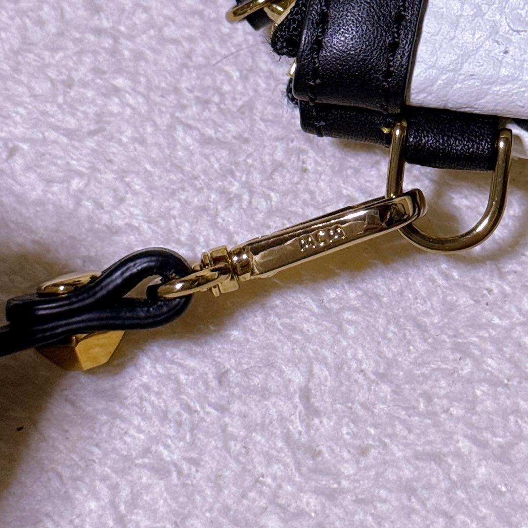 激レア【未使用】MCM アクセサリーポーチ ヴィセトス柄 レザー ゴールド金具