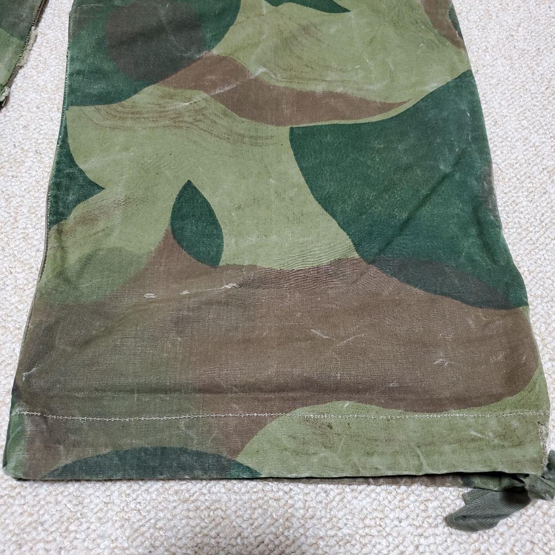 売り切り値下げ中　ベルギー軍　ブラッシュストロークカモパンツ　前期　50s