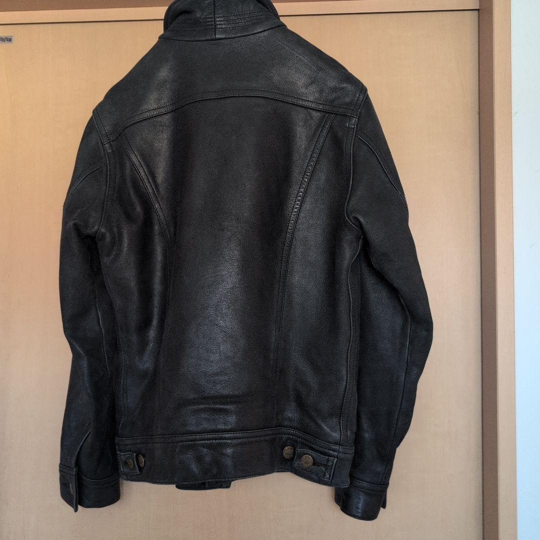 Lee レザージャケット 黒38