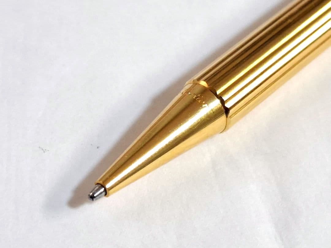 美品　Cartier　マスト・ドゥ・カルティエ　ボールペン　トリニティ　ゴドロン