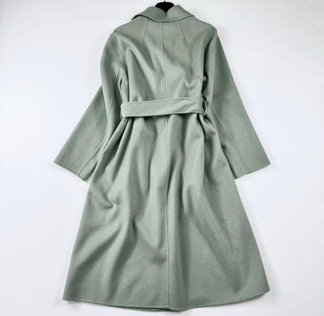 iCB カシミヤ ウールリバー ベルテッドコート 大きめサイズ