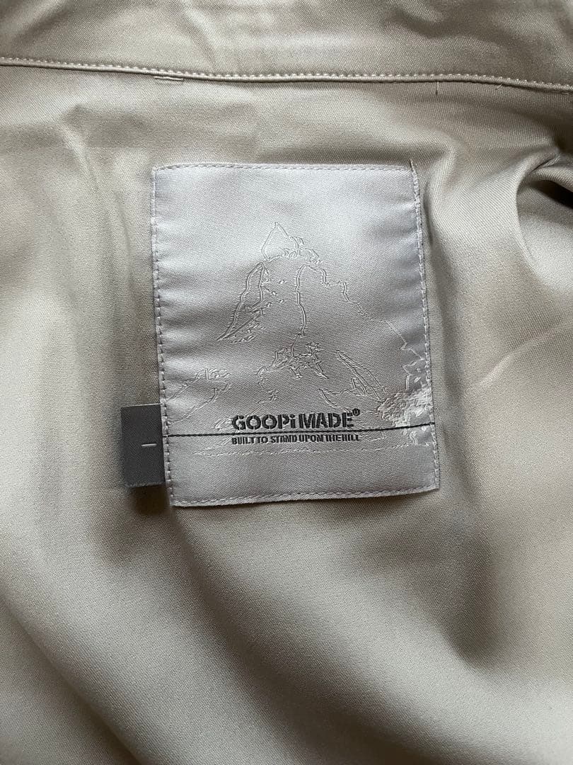 トップス GOOPiMADE GNV-05SoftBox 2-Layer Shirt