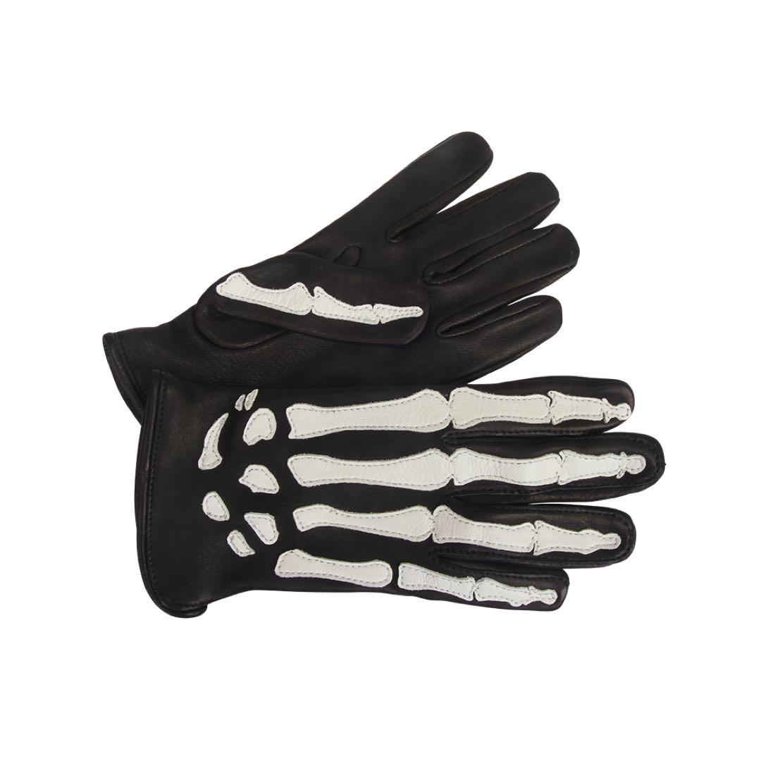 新品未使用　VANSON ROPX SKELTON LEATHER GLOVE